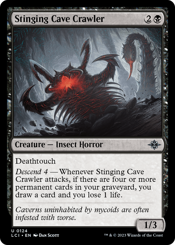 Stinging Cave Crawler (124) Foil - The Lost Caverns of Ixalan