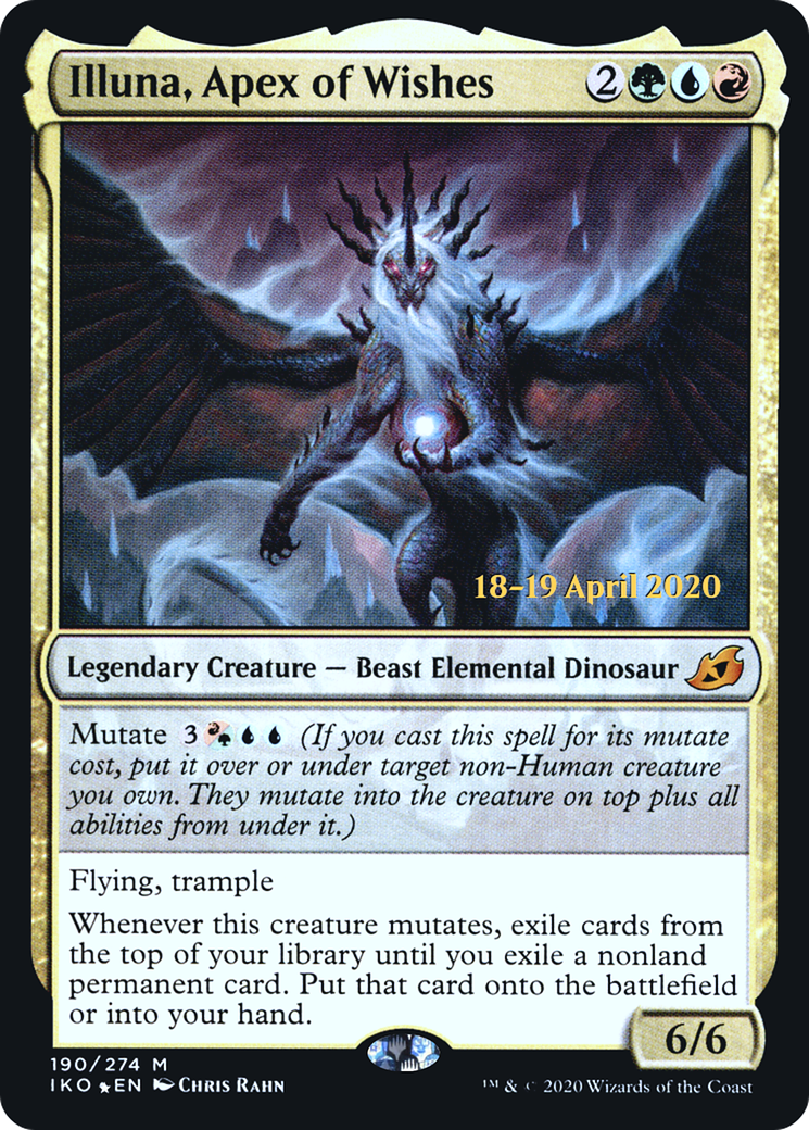 Illuna, Apex of Wishes (190) Foil - Ikoria: Lair of Behemoths Promos