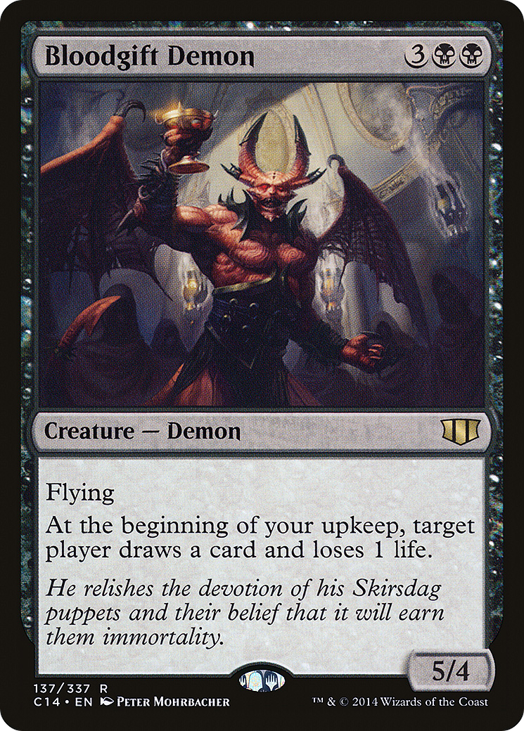 Bloodgift Demon (137) - Commander 2014