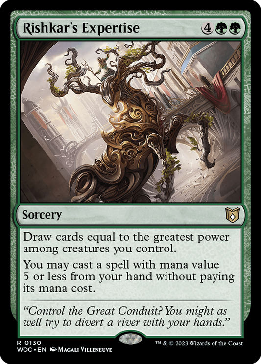 Rishkar's Expertise (130) - Wilds of Eldraine Commander