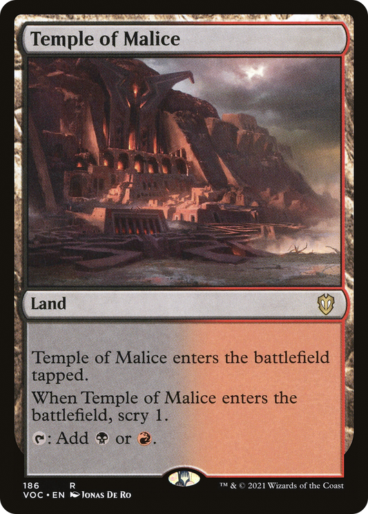Temple of Malice (186) - Crimson Vow Commander