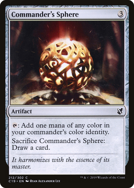 Commander's Sphere (212) - Commander 2019