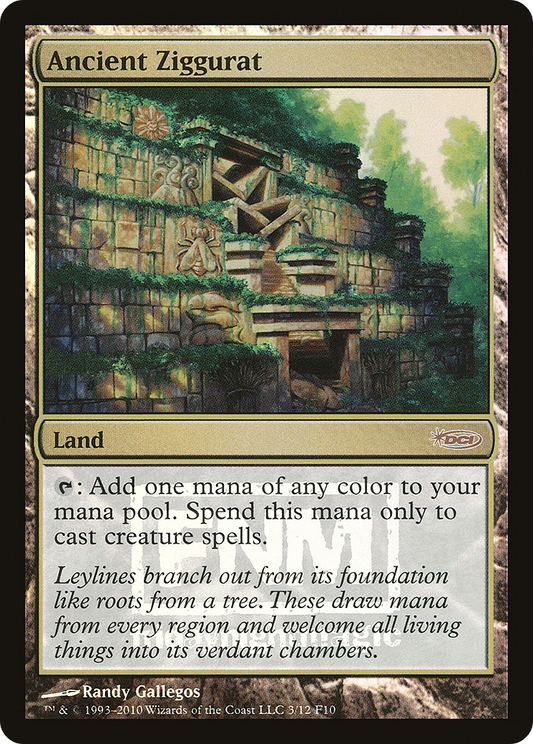Ancient Ziggurat (003) Foil - Friday Night Magic 2010