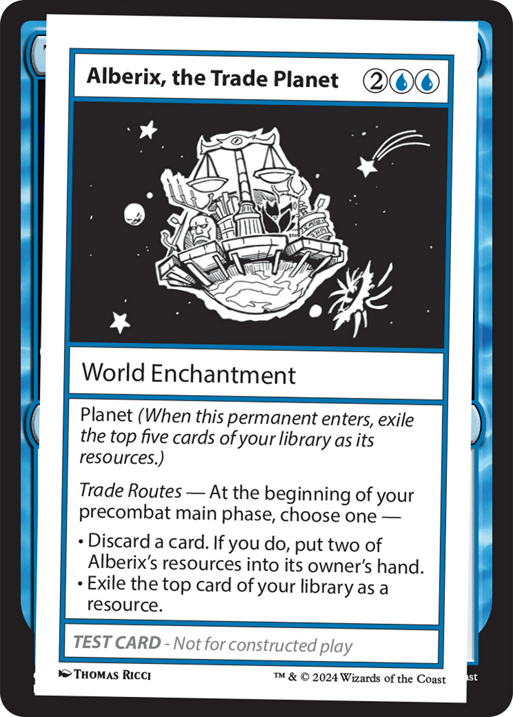 Alberix, the Trade Planet [Mystery Booster 2 Playtest Cards] | Silver Goblin