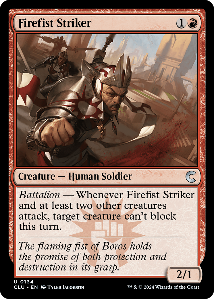 Firefist Striker (134) - Ravnica: Clue Edition