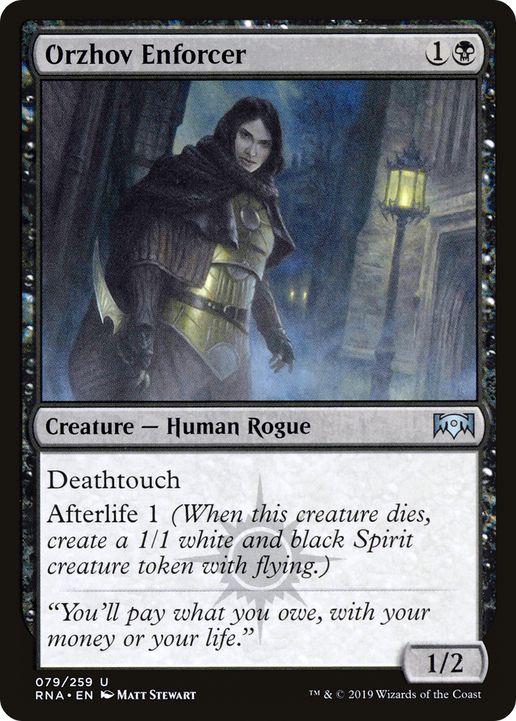 Orzhov Enforcer (079) Foil - Ravnica Allegiance