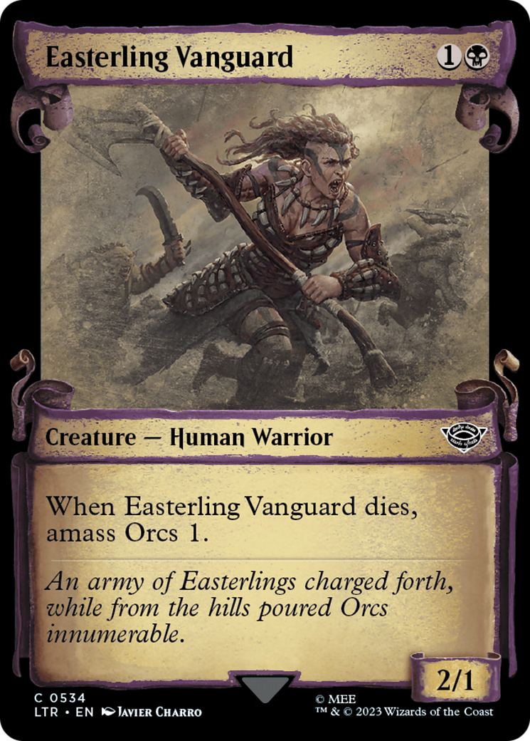 Easterling Vanguard (Showcase) (534) Foil - The Lord of the Rings: Tales of Middle-earth