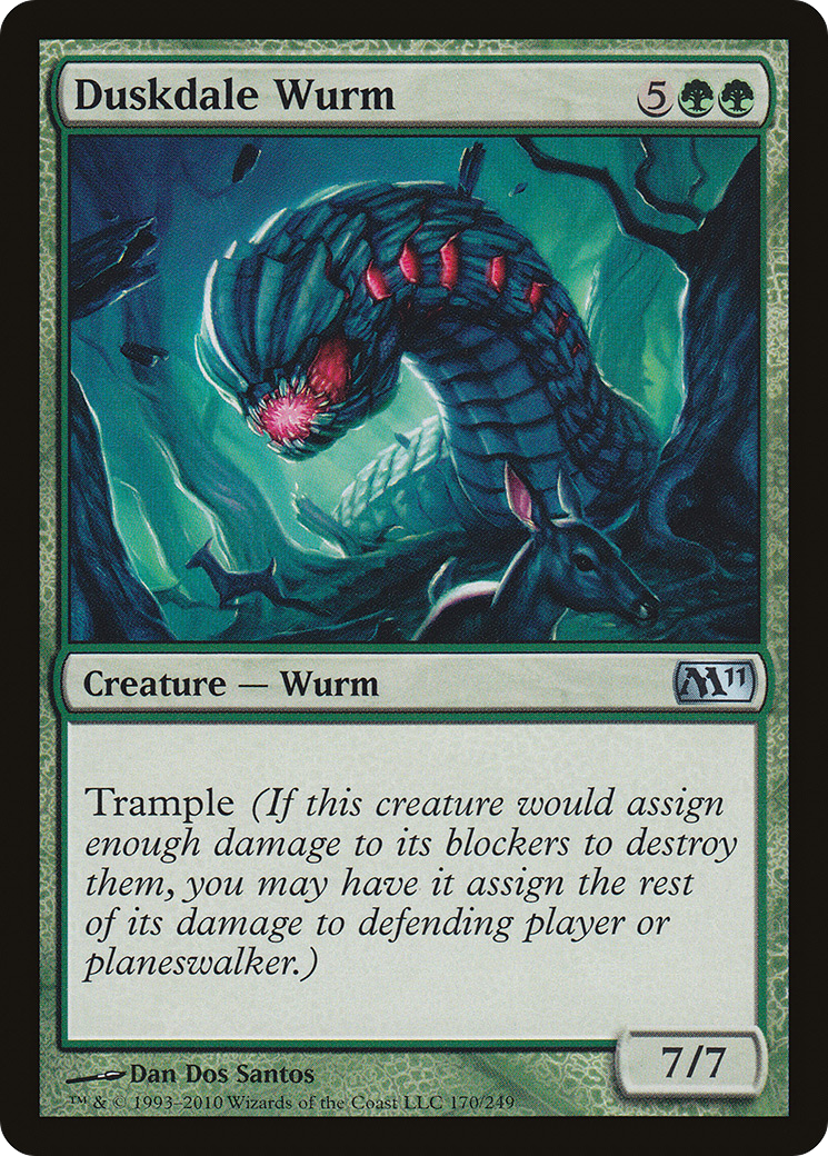 Duskdale Wurm (170) Foil - Magic 2011