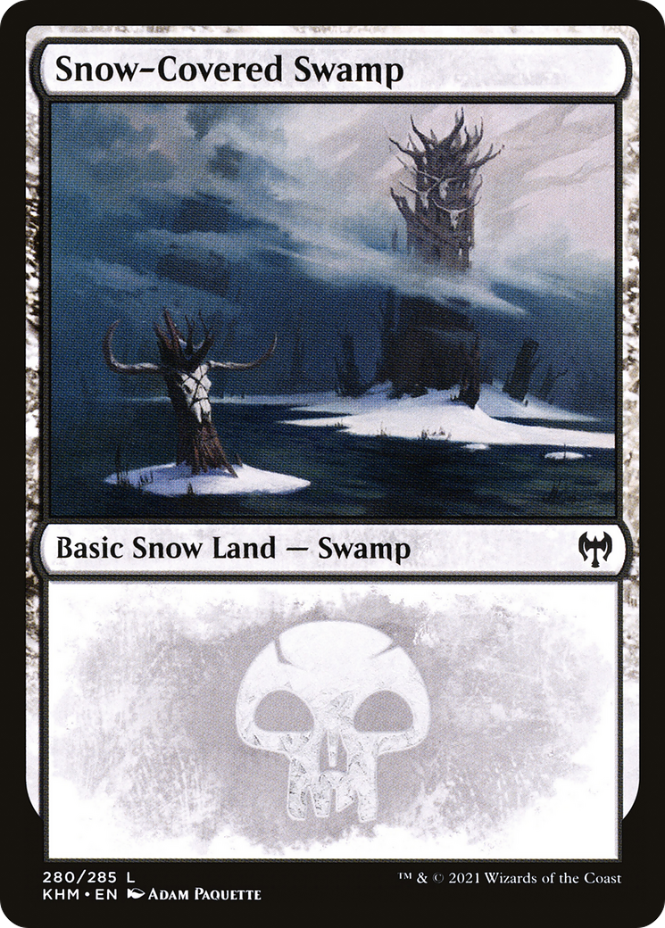 Snow-Covered Swamp (280) [Kaldheim] Foil