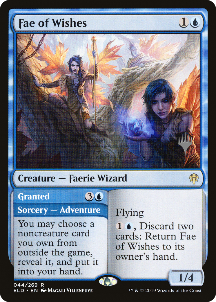 Fae of Wishes // Granted (44p) Foil - Throne of Eldraine Promos