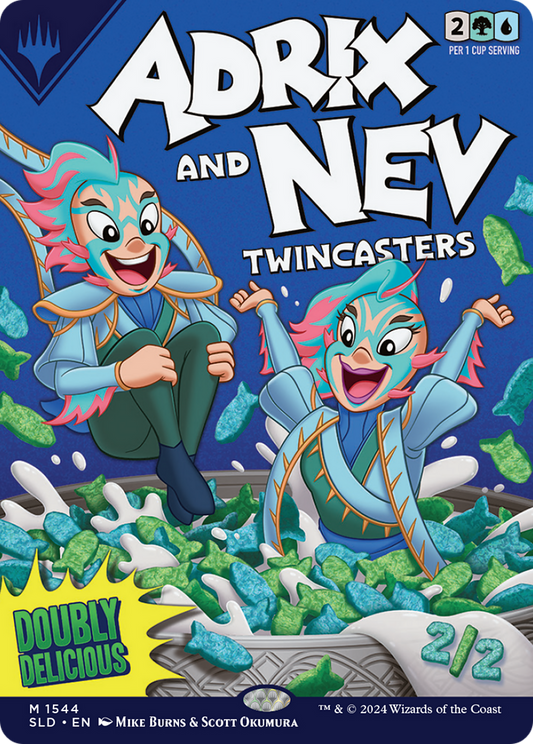Adrix and Nev, Twincasters // Adrix and Nev, Twincasters (1544) - Secret Lair Drop