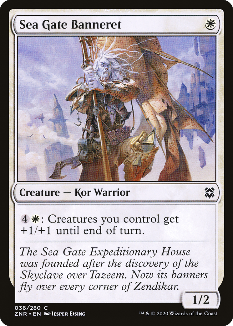 Sea Gate Banneret (036) Foil - Zendikar Rising