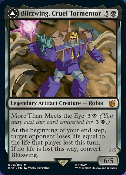 Blitzwing, Cruel Tormentor // Blitzwing, Adaptive Assailant (004) Foil - Transformers