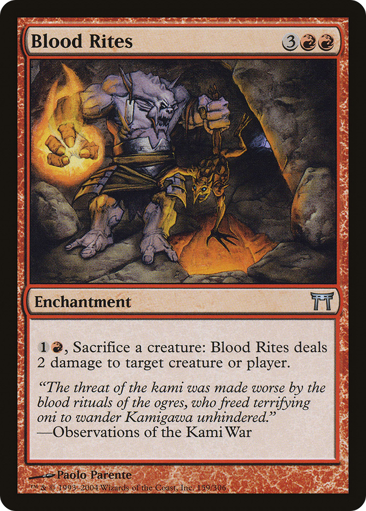Blood Rites (159) - Champions of Kamigawa