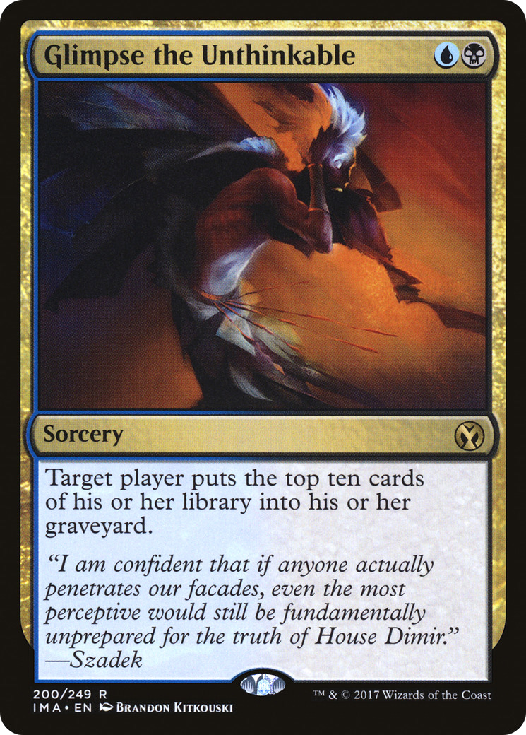 Glimpse the Unthinkable (200) Foil - Iconic Masters