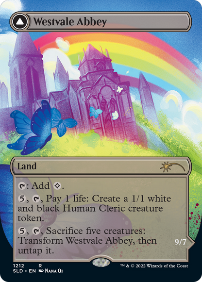 Westvale Abbey (Display Commander) – Thick Stock (1212) - Secret Lair Drop