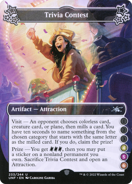 Trivia Contest (4-5-6) [Unfinity]
