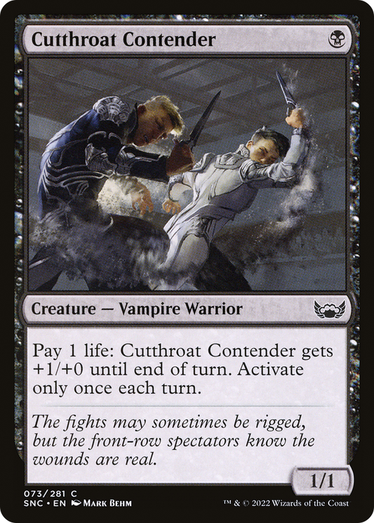 Cutthroat Contender (073) Foil - Streets of New Capenna