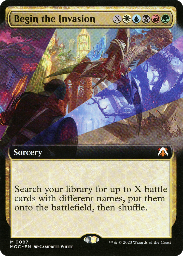 Begin the Invasion (Extended Art) (087) - March of the Machine Commander