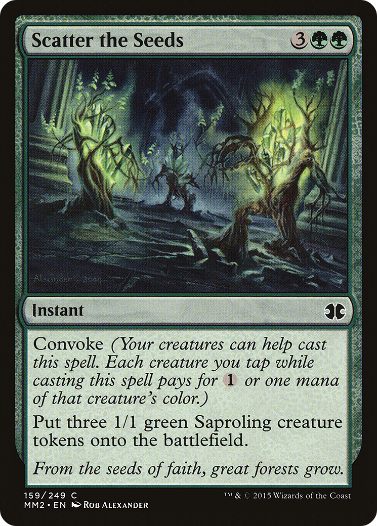 Scatter the Seeds (159) Foil - Modern Masters 2015