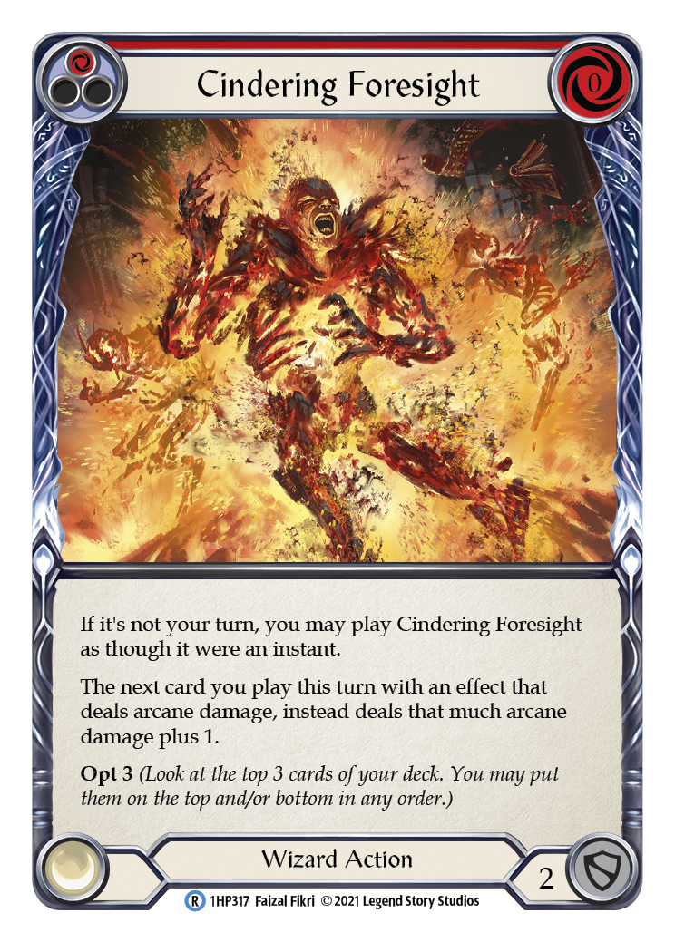 Cindering Foresight (Red) [1HP317] (History Pack 1) | Silver Goblin