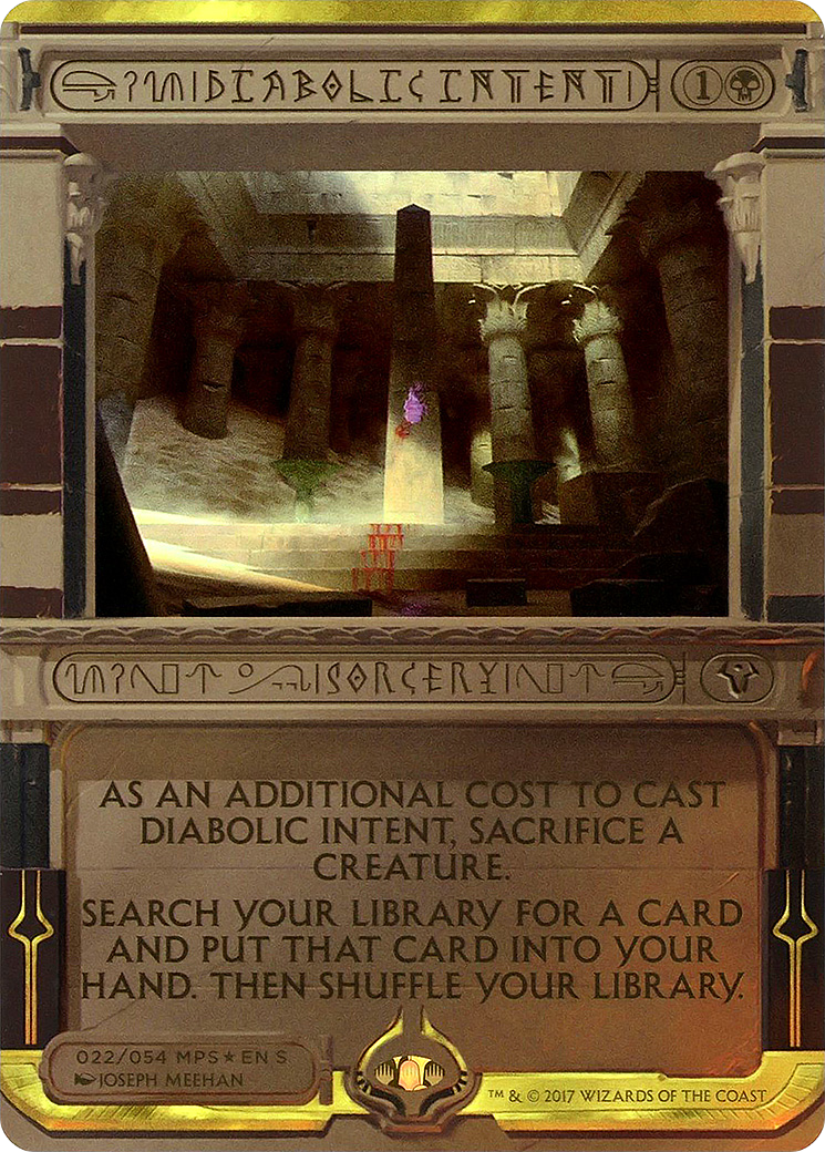 Diabolic Intent (022) Foil - Amonkhet Invocations