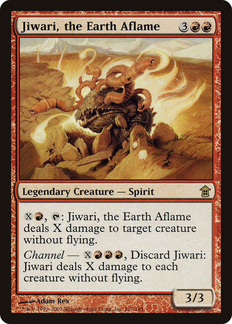Jiwari, the Earth Aflame (107) Foil - Saviors of Kamigawa