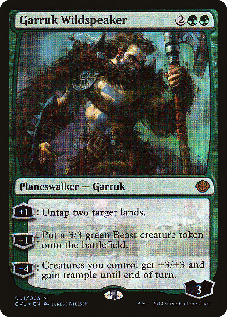 Garruk Wildspeaker (001) Foil - Duel Decks Anthology: Garruk vs. Liliana
