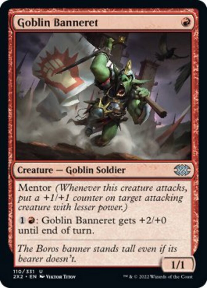 Goblin Banneret [Double Masters 2022] | Silver Goblin