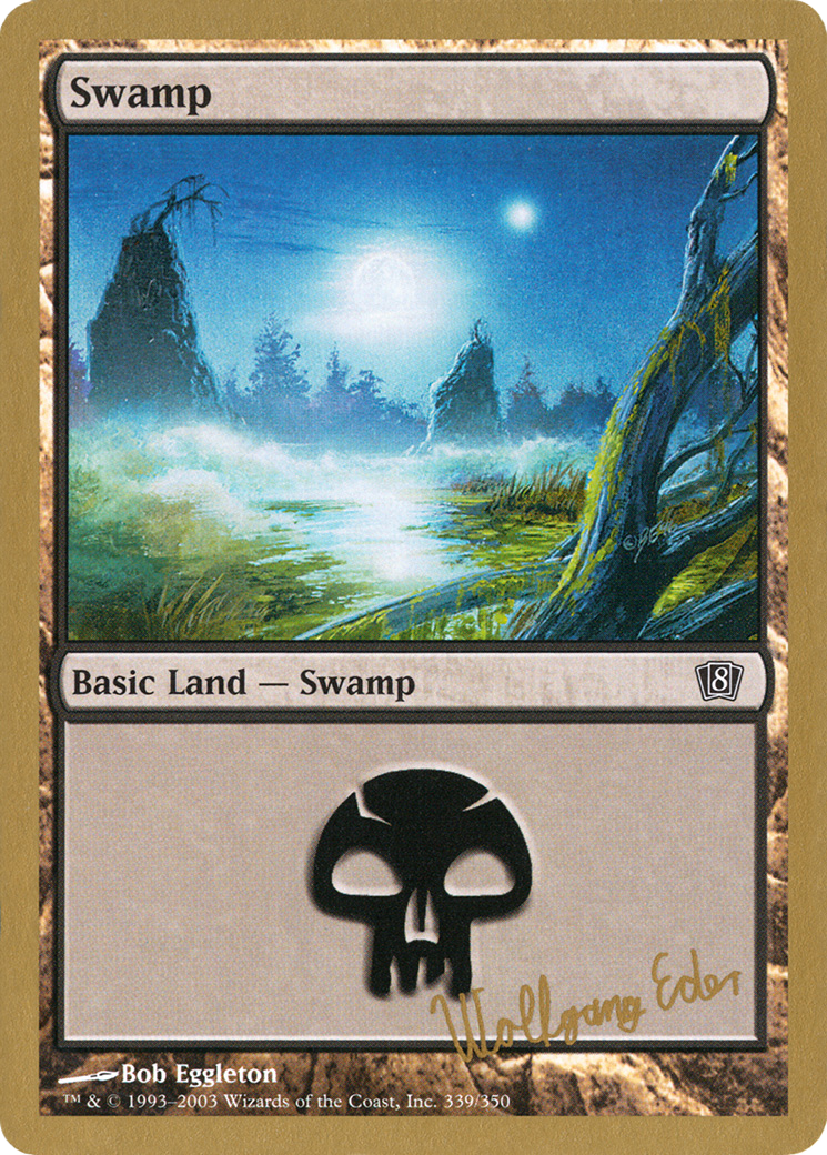 Swamp (339) - 2003 Wolfgang Eder (8ED) - World Championship Decks 2003