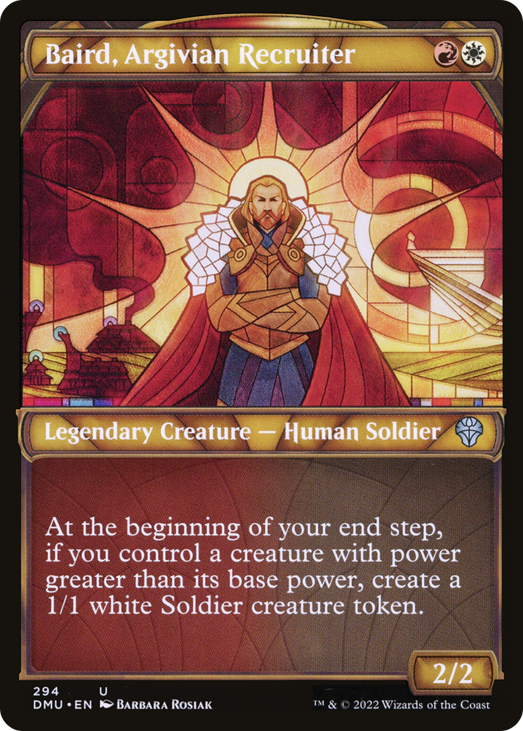 Baird, Argivian Recruiter (Showcase) (294) Foil - Dominaria United