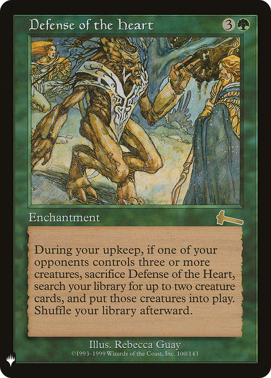 Defense of the Heart (Retro) (ULG-100) - The List