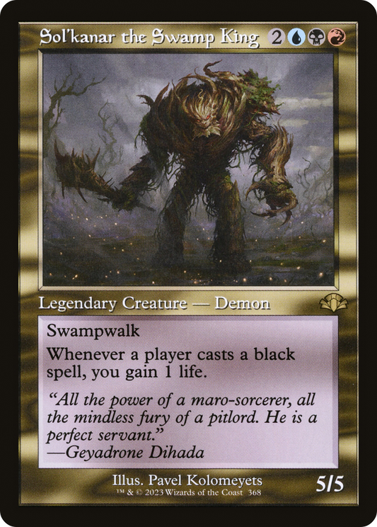 Sol'kanar the Swamp King (Retro) [Dominaria Remastered] Foil