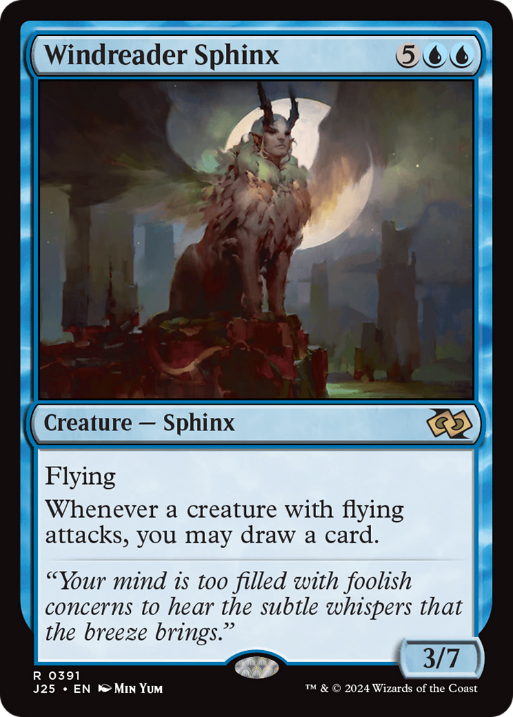 Windreader Sphinx [Foundations Jumpstart] | Silver Goblin