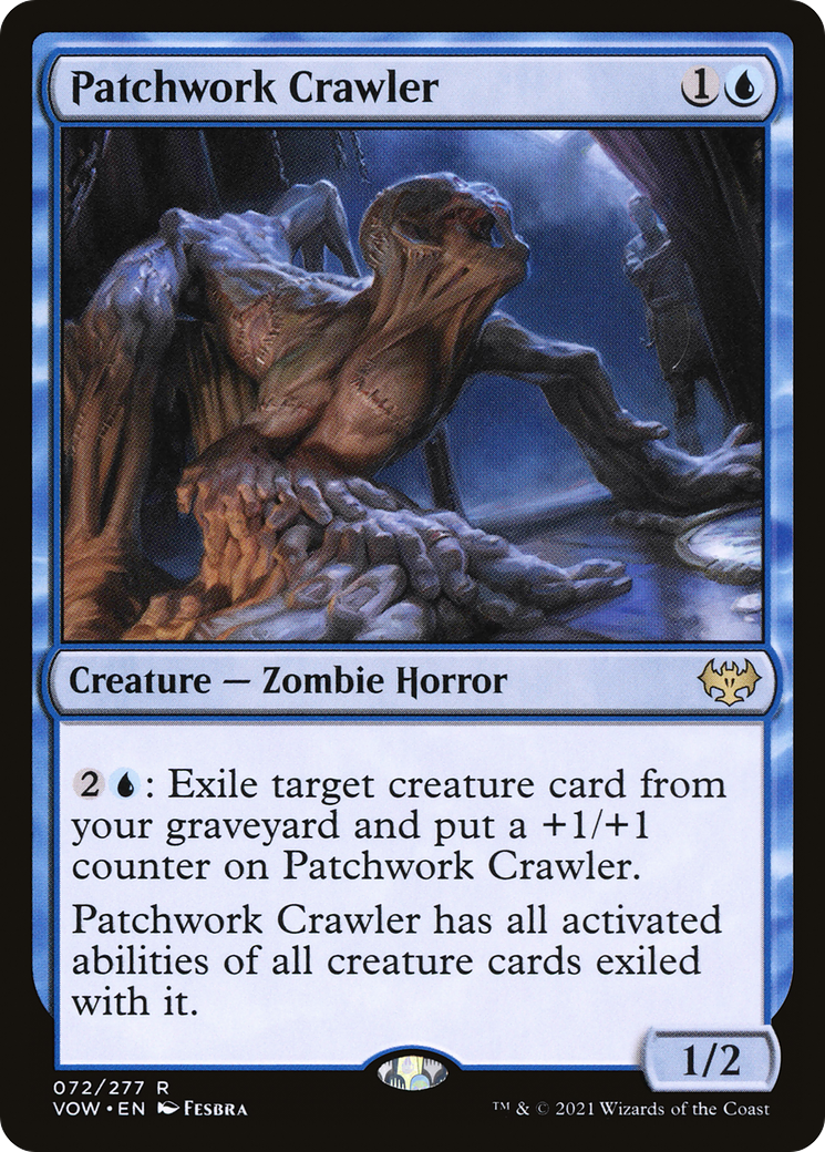 Patchwork Crawler (072) Foil - Innistrad: Crimson Vow