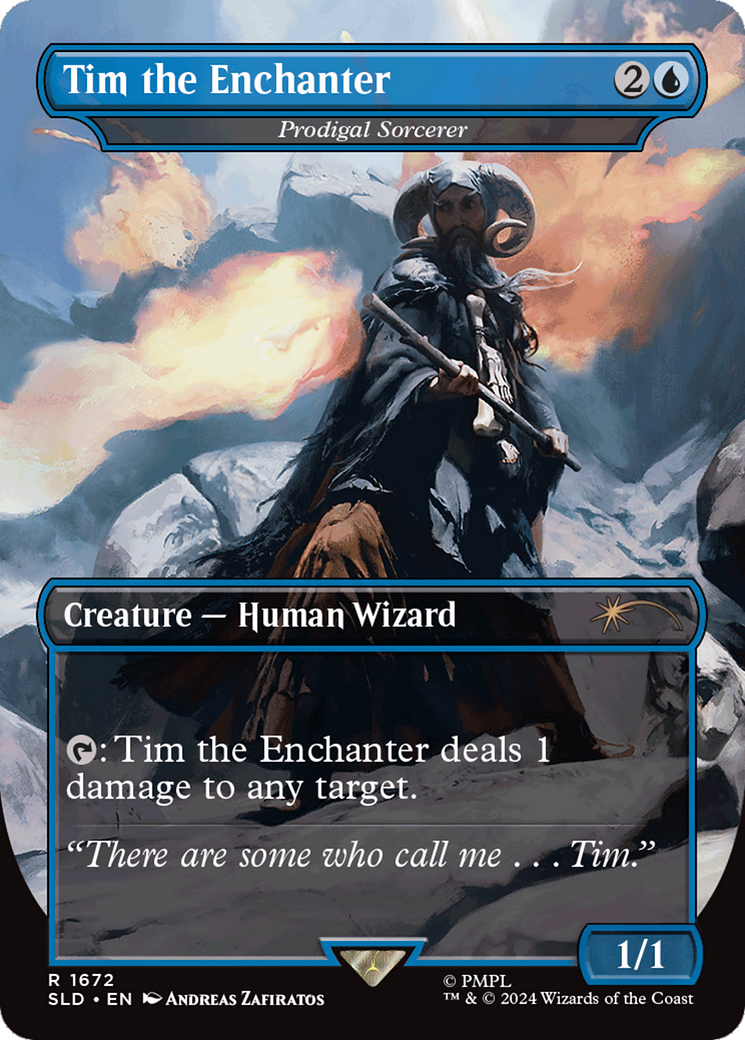 Prodigal Sorcerer (1672) Foil - Secret Lair Drop