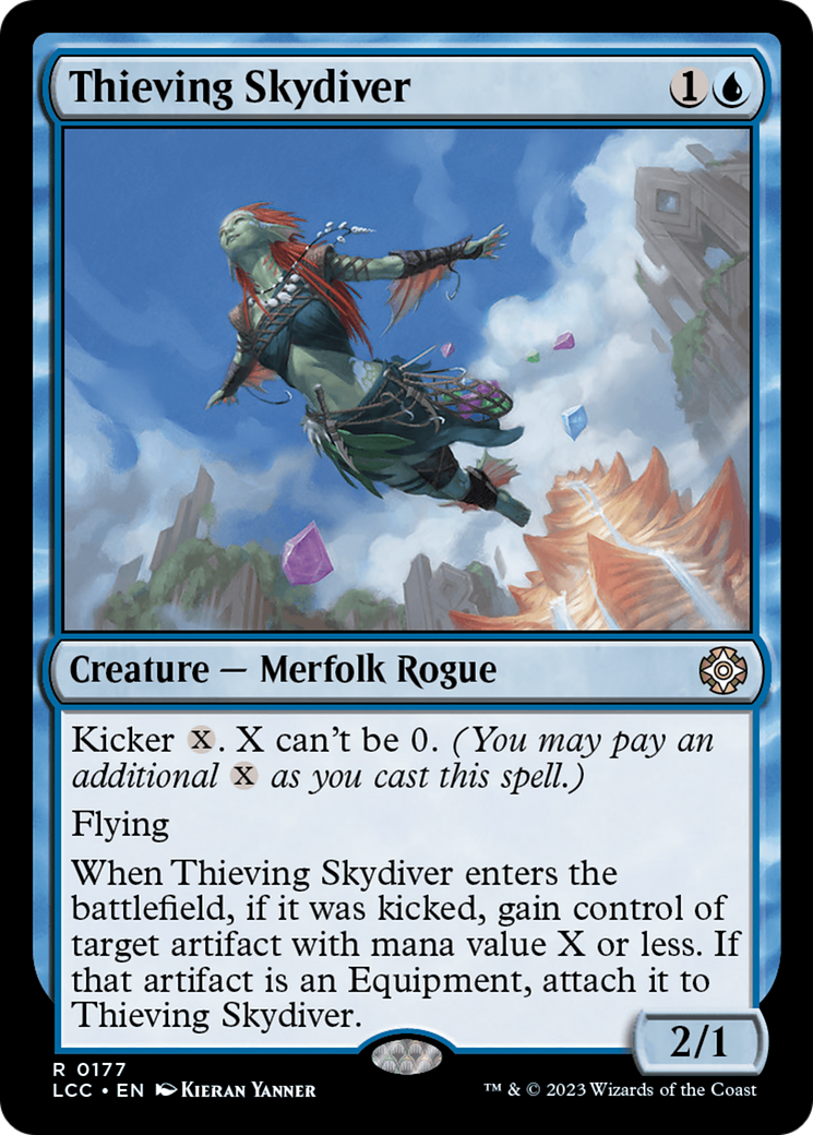 Thieving Skydiver (177) - The Lost Caverns of Ixalan Commander