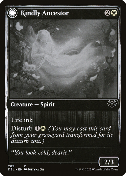 Kindly Ancestor (289) Foil - Innistrad: Double Feature