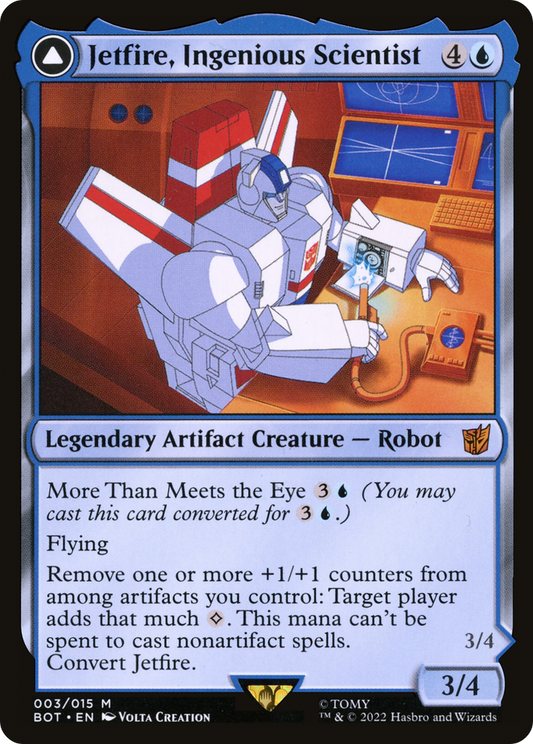 Jetfire, Ingenious Scientist // Jetfire, Air Guardian (003) - Transformers