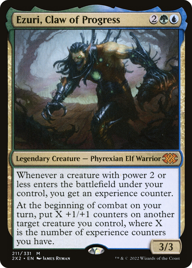Ezuri, Claw of Progress (211) Foil - Double Masters 2022