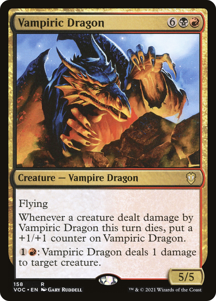 Vampiric Dragon [Innistrad: Crimson Vow Commander] | Silver Goblin