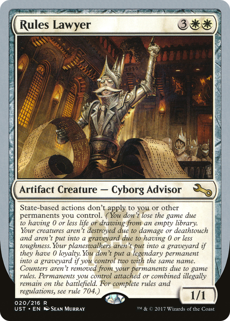 Rules Lawyer (020) - Unstable