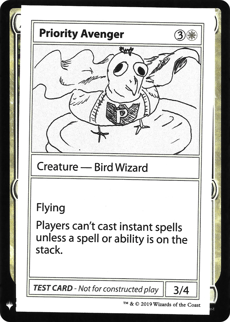 Priority Avenger (009) - Mystery Booster Playtest Cards 2019