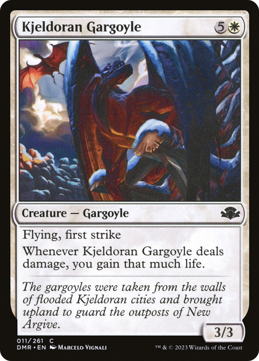 Kjeldoran Gargoyle [Dominaria Remastered] Foil