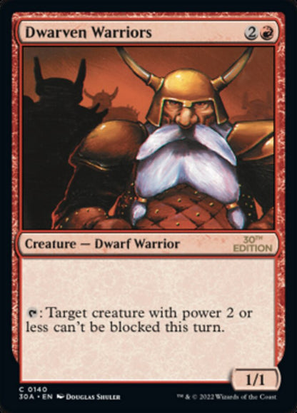 Dwarven Warriors (140) - 30th Anniversary Edition