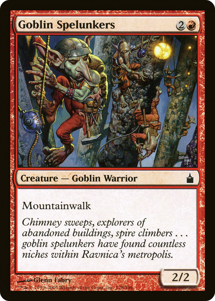 Goblin Spelunkers (128) - Ravnica: City of Guilds