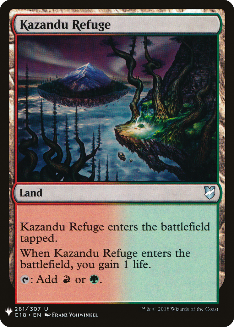 Kazandu Refuge (C18-261) - The List
