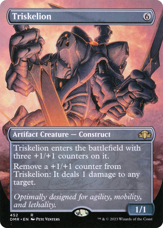 Triskelion (Borderless Alternate Art) [Dominaria Remastered] Foil