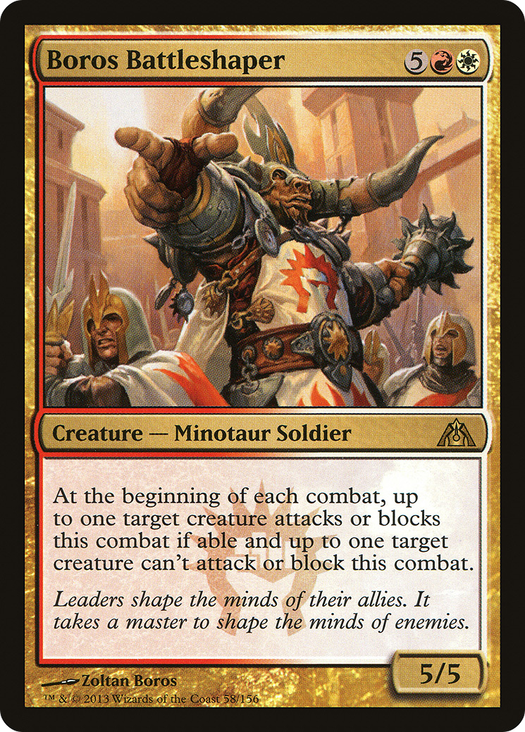 Boros Battleshaper (058) Foil - Dragon's Maze