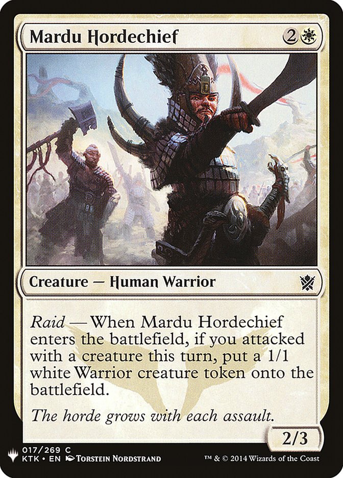 Mardu Hordechief [Mystery Booster] | Silver Goblin